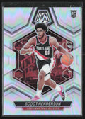 Scoot Henderson 2023 Panini Mosaic Silver Prizm RC #216 Portland Trail Blazers
