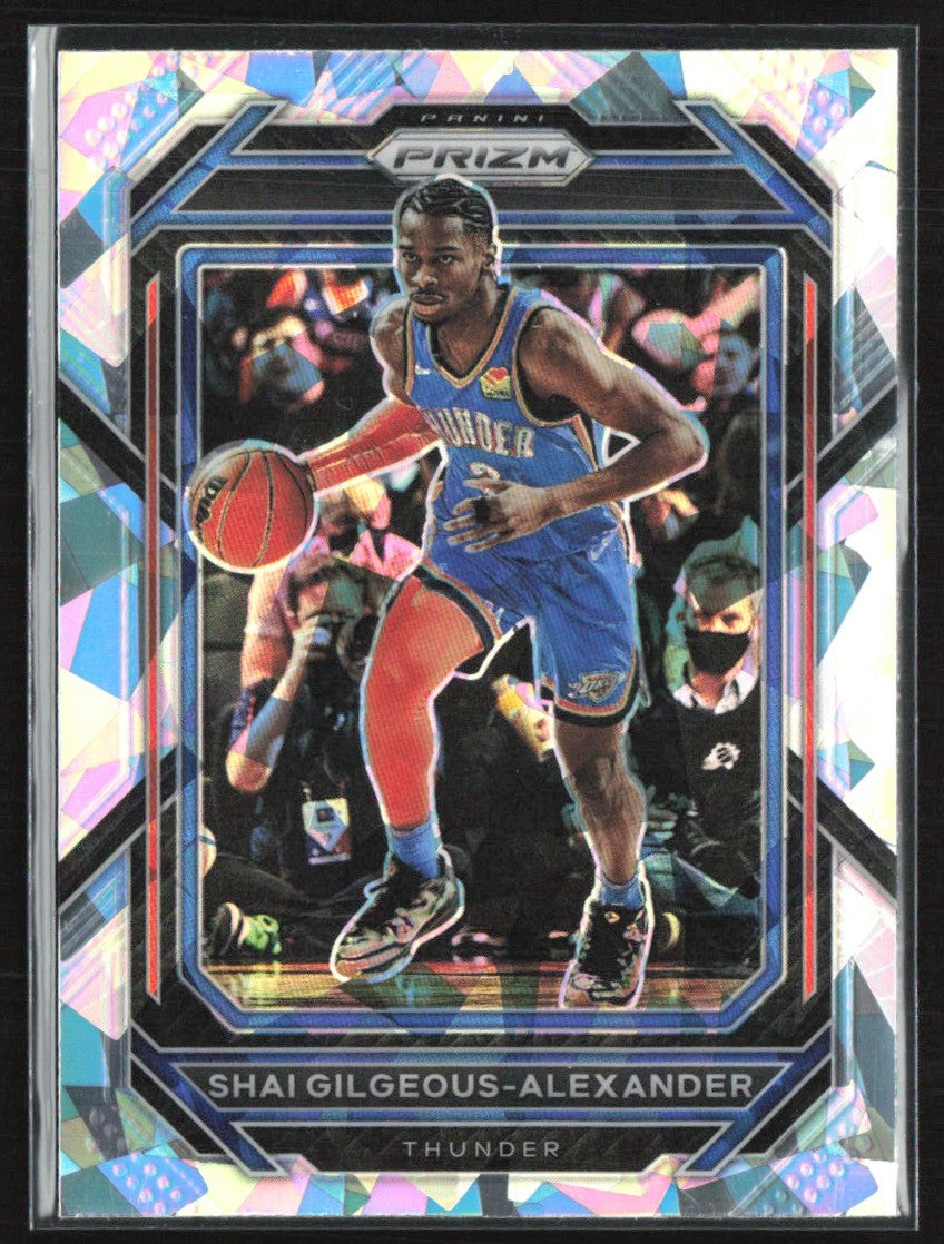 Shai Gilgeous-Alexander 2022 Panini Prizm Ice #64 Oklahoma City Thunder