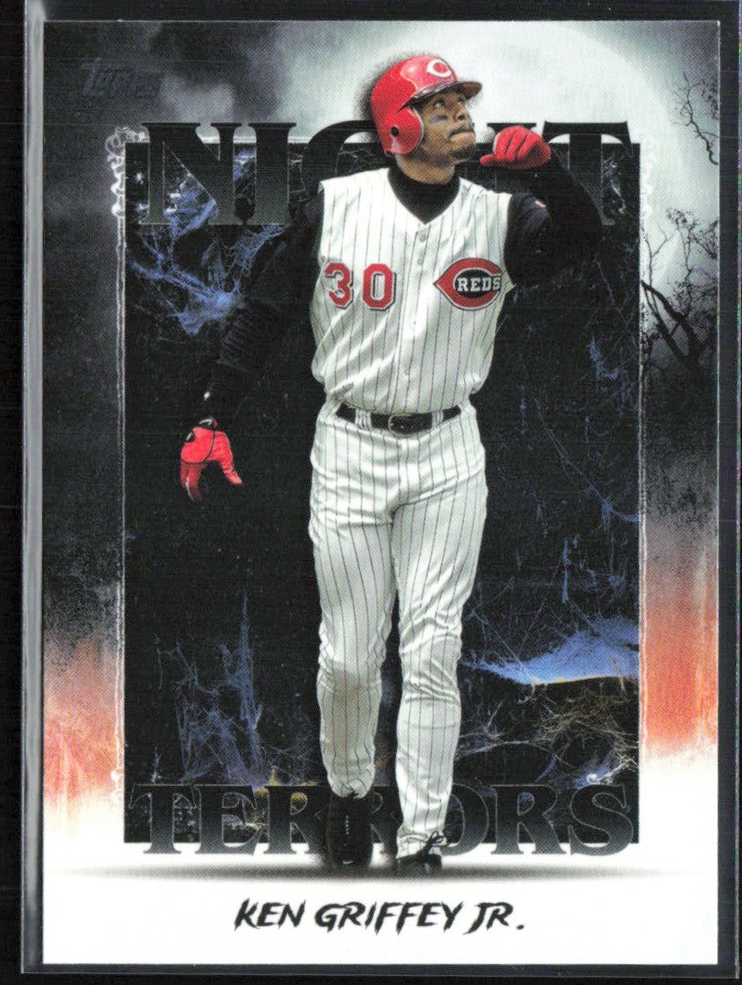 Ken Griffey Jr 2025 Topps Update Night Terrors #NT-7 Cincinnati Reds
