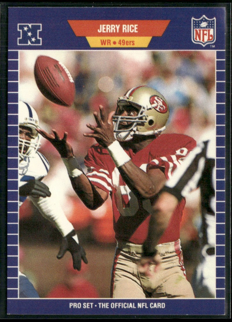 Jerry Rice 1989 Pro Set #383 San Francisco 49ers