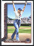 Lauren Alaina 2025 Topps 2024 First Pitch #FP-9 Chicago Cubs