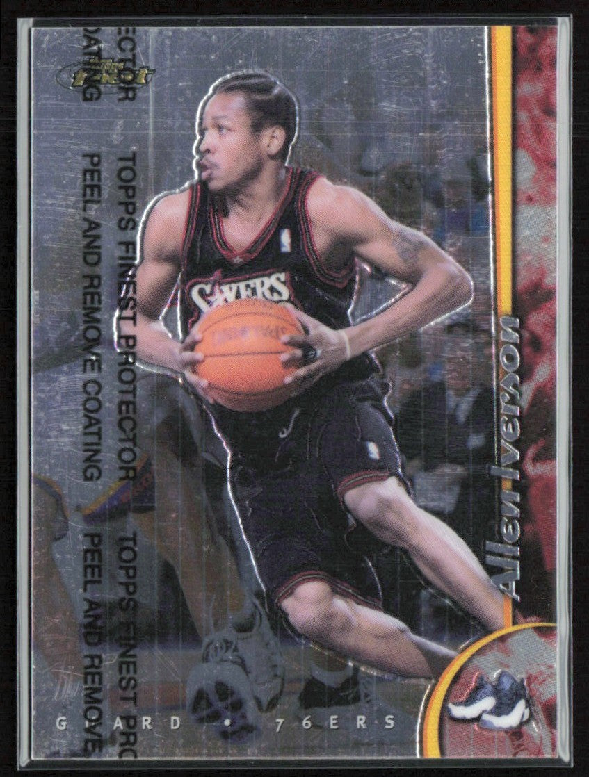 Allen Iverson 1998 Topps Finest #42 Philadelphia 76ers