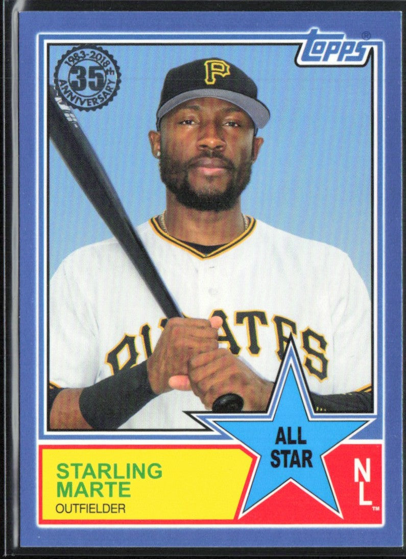 Starling Marte 2018 Topps 1983 Baseball All-Stars Blue #83AS-39