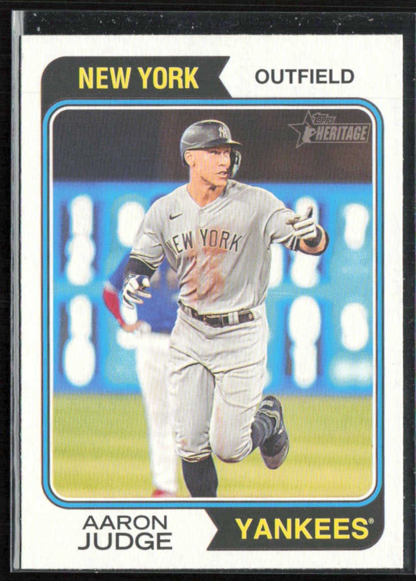 Aaron Judge 2023 Topps Heritage #152 New York Yankees