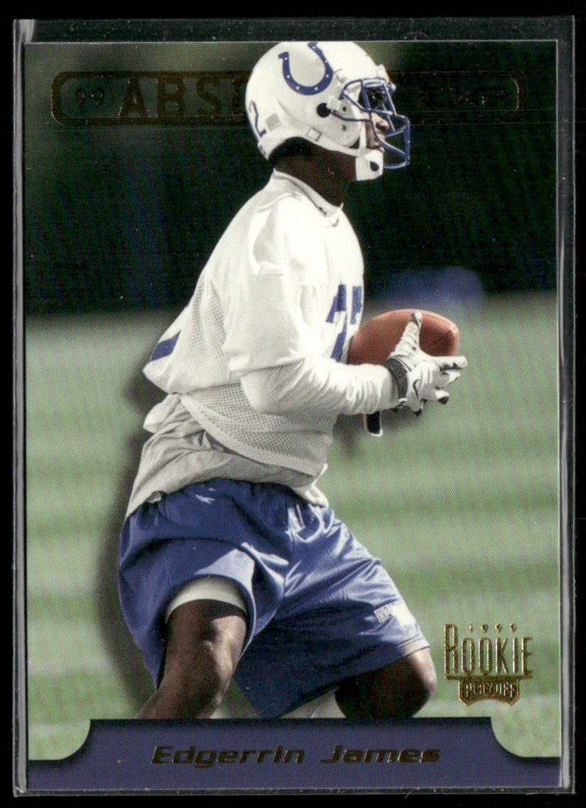 Edgerrin James 1999 Playoff Absolute EXP RC #4 Indianapolis Colts