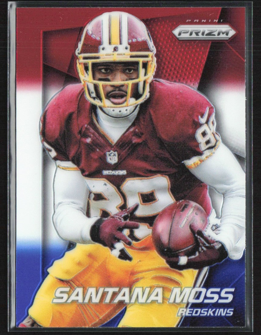 Santana Moss 2014 Panini Prizm Red White & Blue #108 Washington Redskins