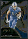 Sam LaPorta 2023 Panini Select Club RC #221 Detroit Lions