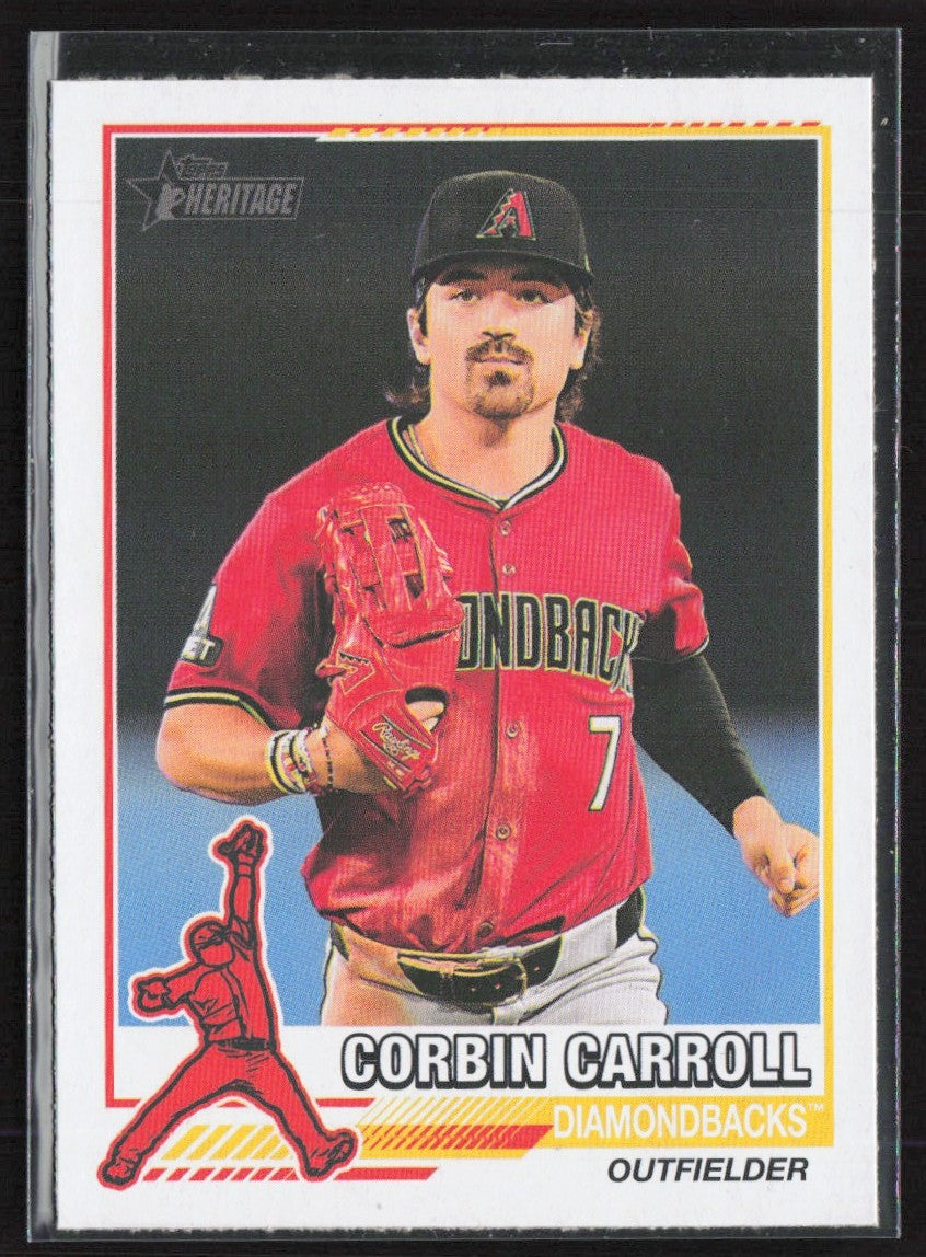 Corbin Carroll 2025 Topps Heritage 1976 Redefined #76R-25 Arizona Diamondbacks