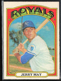Jerry May 1972 O-Pee-Chee #109 Kansas City Royals