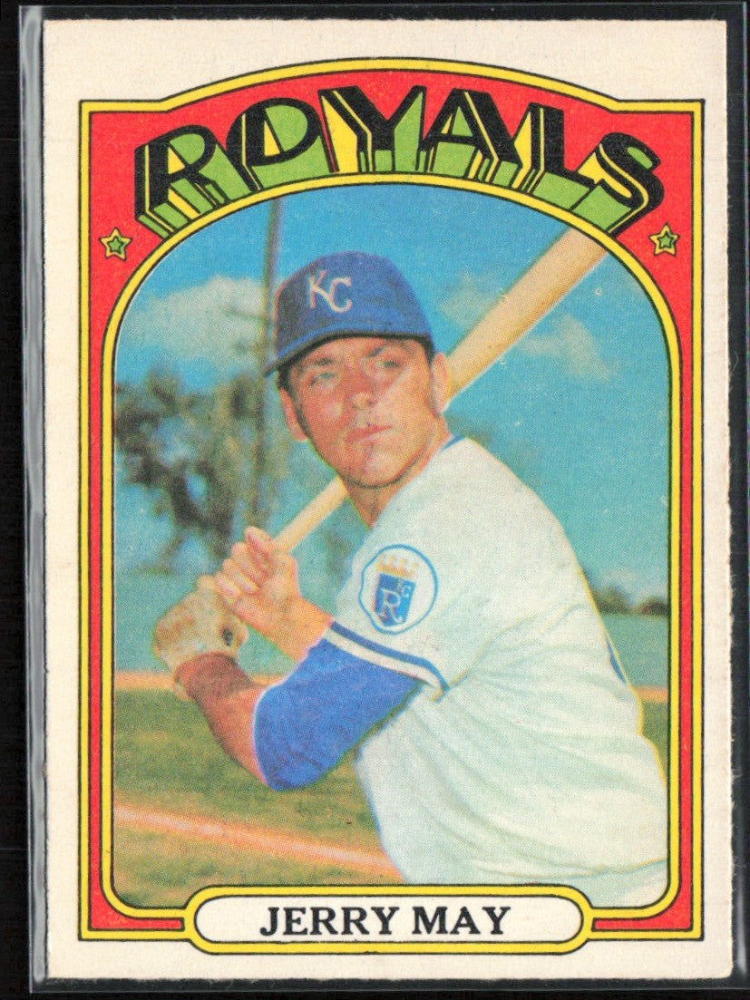 Jerry May 1972 O-Pee-Chee #109 Kansas City Royals