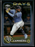 Junior Caminero 2024 Topps Chrome RC #213 Tampa Bay Rays