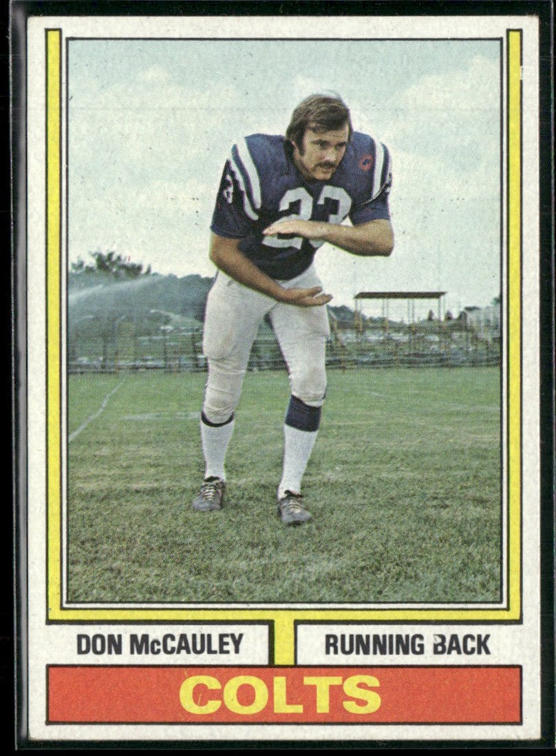 Don McCauley 1974 Topps #43 Baltimore Colts