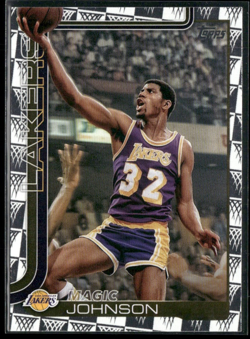 Magic Johnson 2025 Topps Season Tip Off #255 Los Angeles Lakers