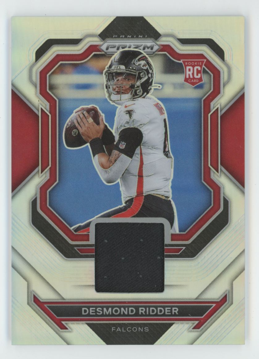 Desmond Ridder 2022 Panini Prizm RC Jersey #PJ-DR Atlanta Falcons