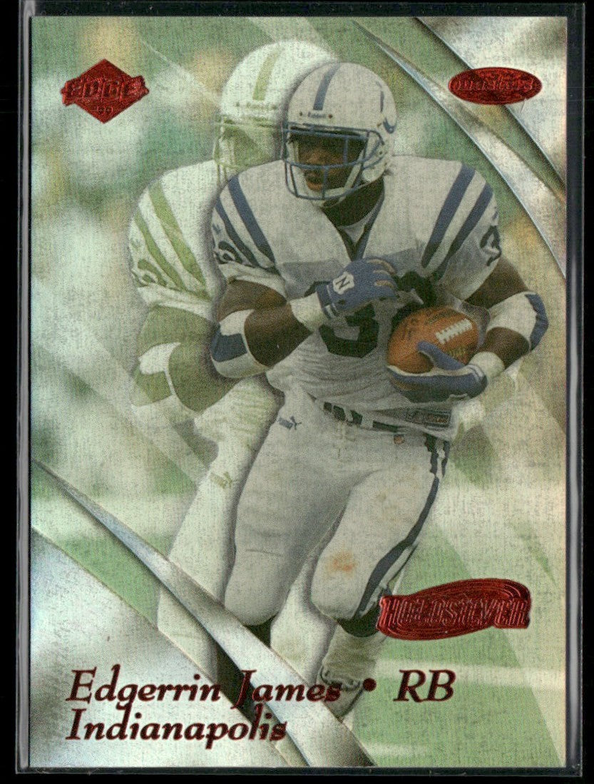 Edgerrin James 1999 Collector's Edge Masters HoloSilver RC /3500 #86