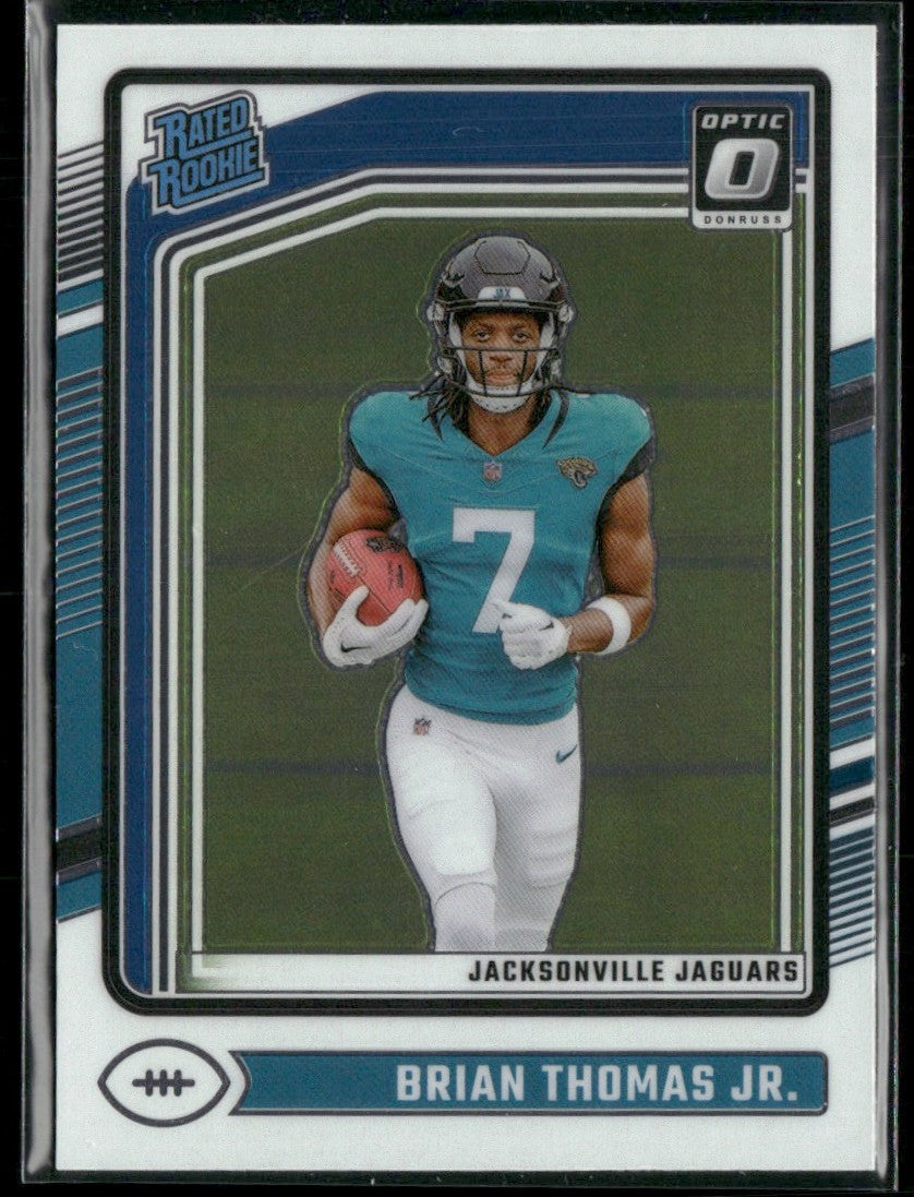Brian Thomas Jr. 2024 Donruss Optic RC #214 Jacksonville Jaguars