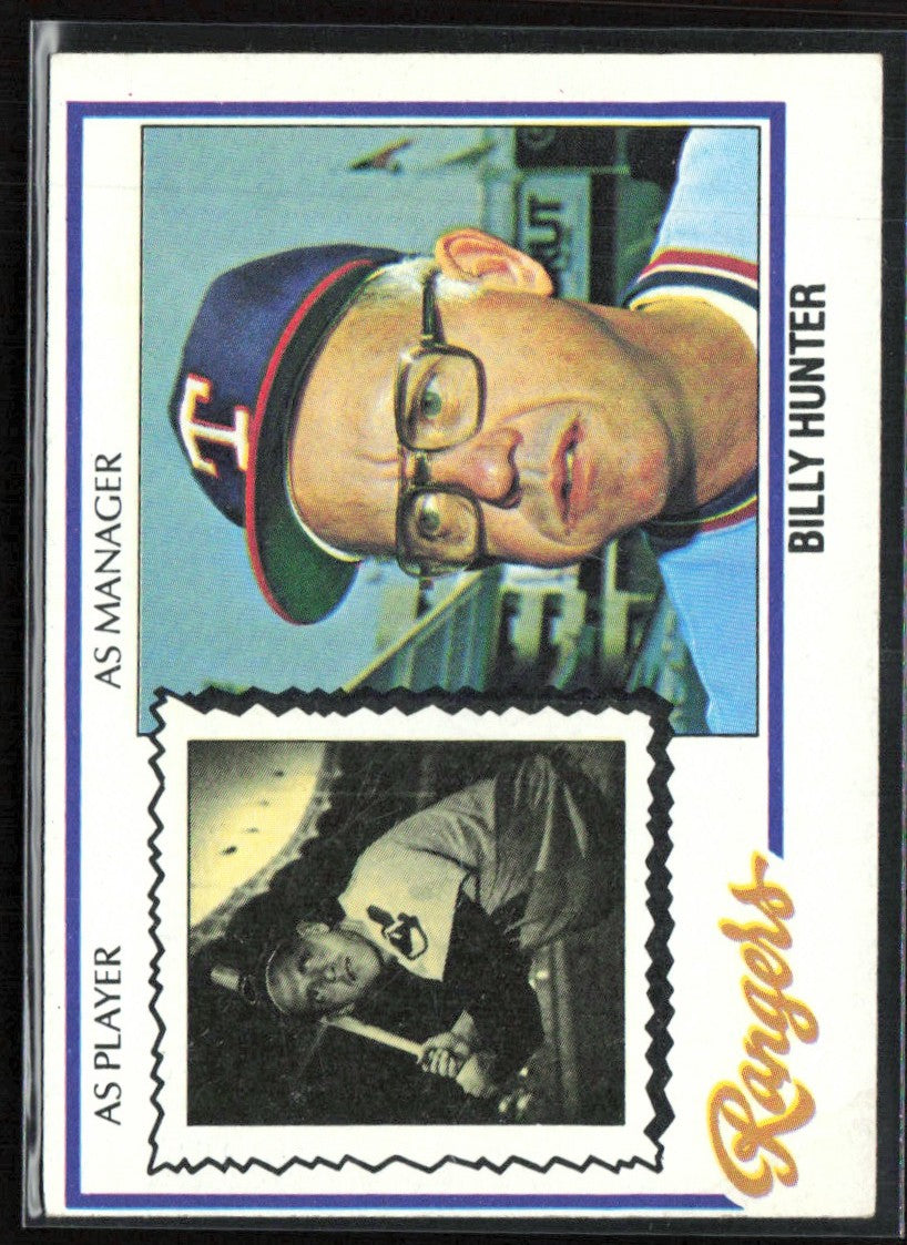 Billy Hunter 1978 Topps #548 Texas Rangers