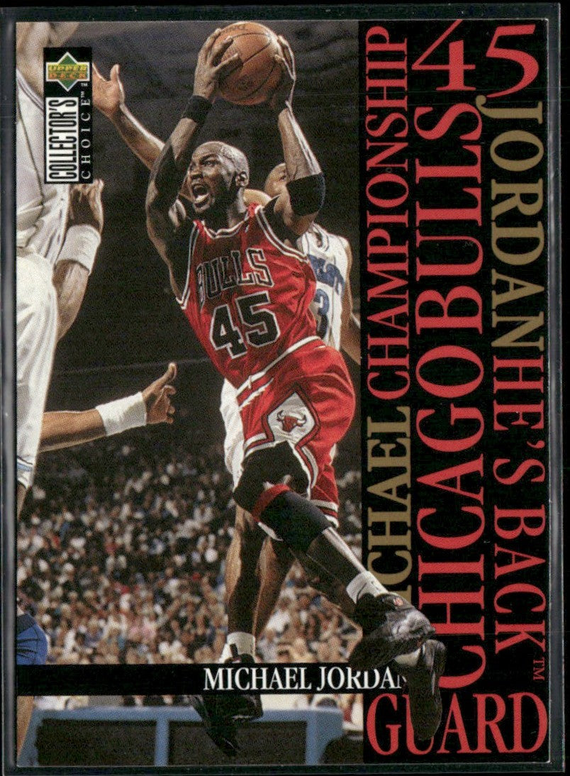 Michael Jordan 1995 Upper Deck Collector's Choice He's Back #M4 Chicago Bulls