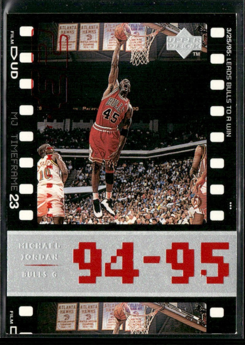 Michael Jordan 1998 Upper Deck MJ TimeFrame #77 Chicago Bulls
