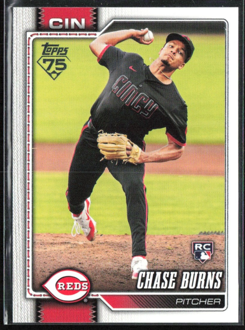 Chase Burns 2026 Topps RC #312 Cincinnati Reds