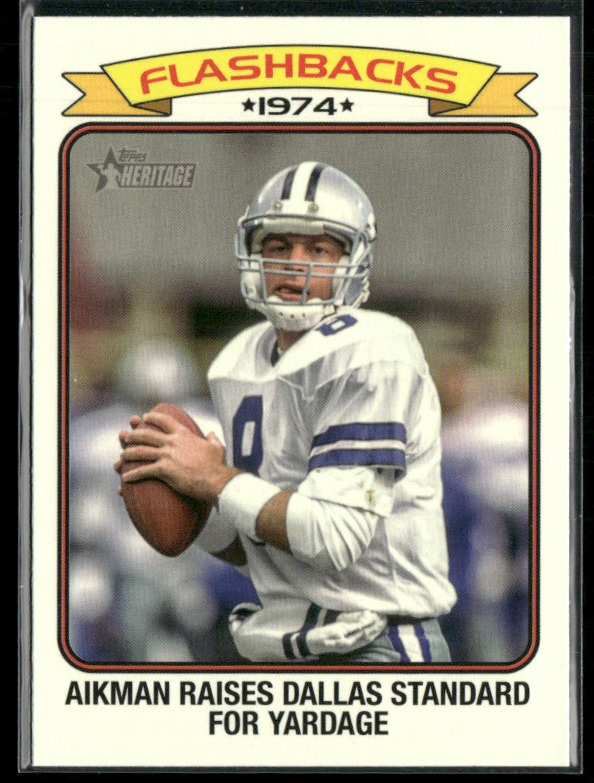 Troy Aikman 2024 Topps Composite Flashbacks 1974 #FF-8 Dallas Cowboys