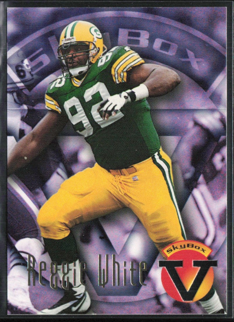 Reggie White 1996 SkyBox V #10 Green Bay Packers