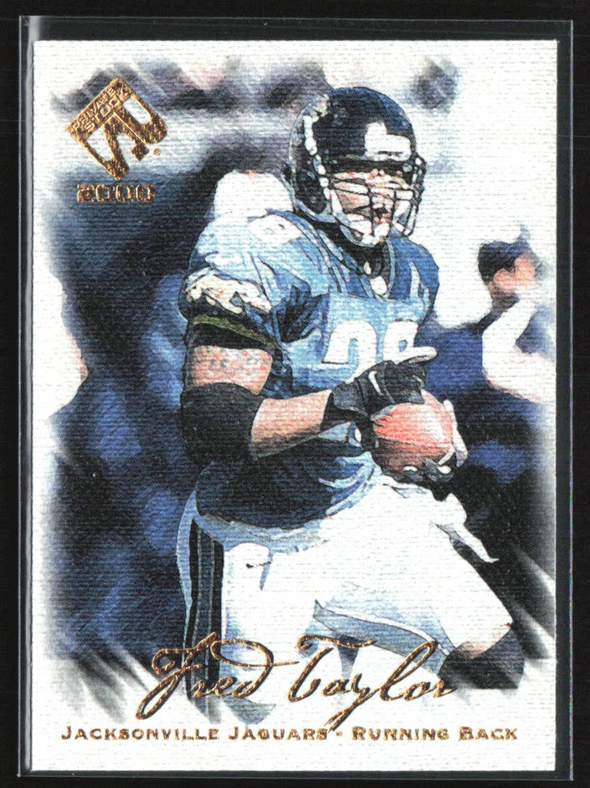 Fred Taylor 2000 Pacific Private Stock #9 Jacksonville Jaguars