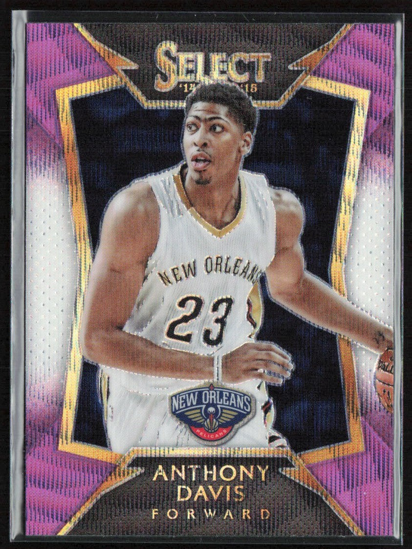 Anthony Davis 2014 Panini Select Concourse Purple & White #15