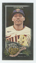 Carlos Correa 2022 Topps Allen & Ginter Mini Black #117 Minnesota Twins