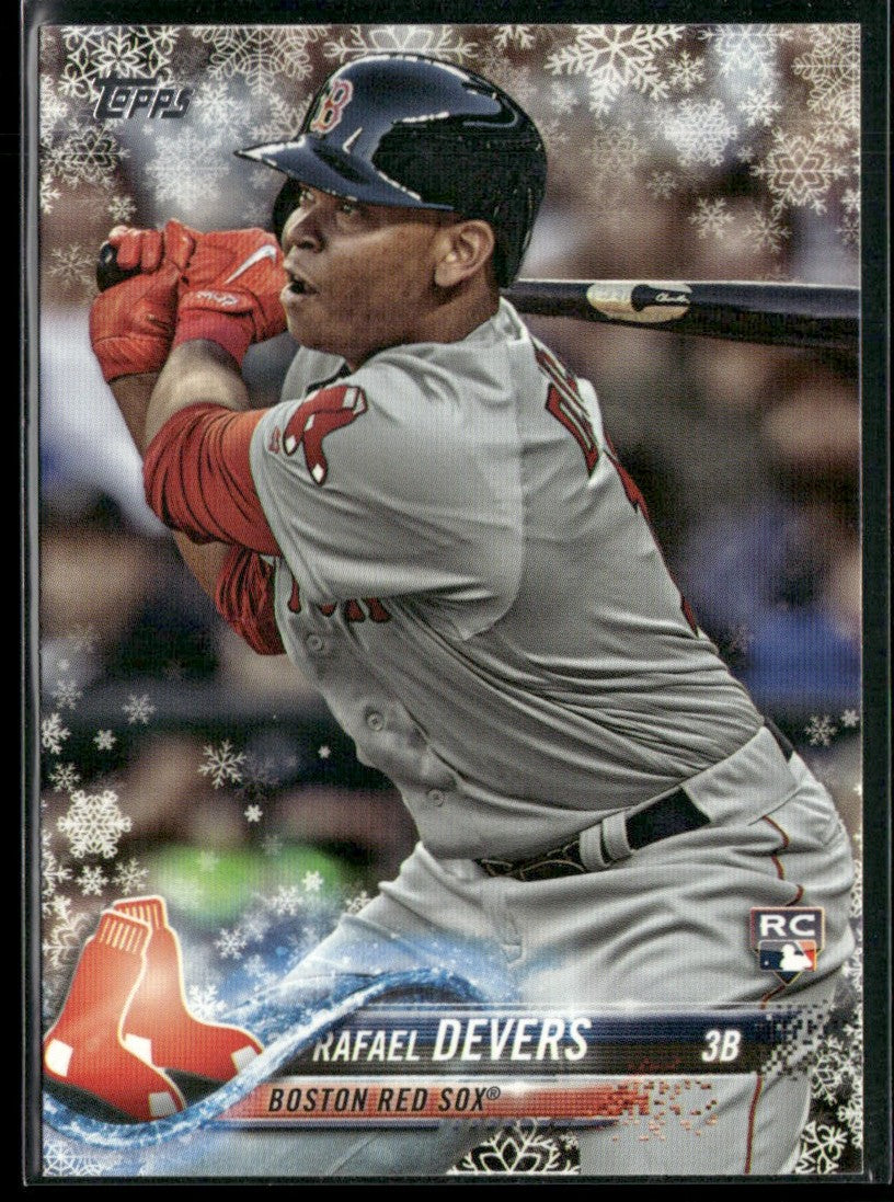 Rafael Devers 2018 Topps Holiday RC #HMW67 Boston Red Sox