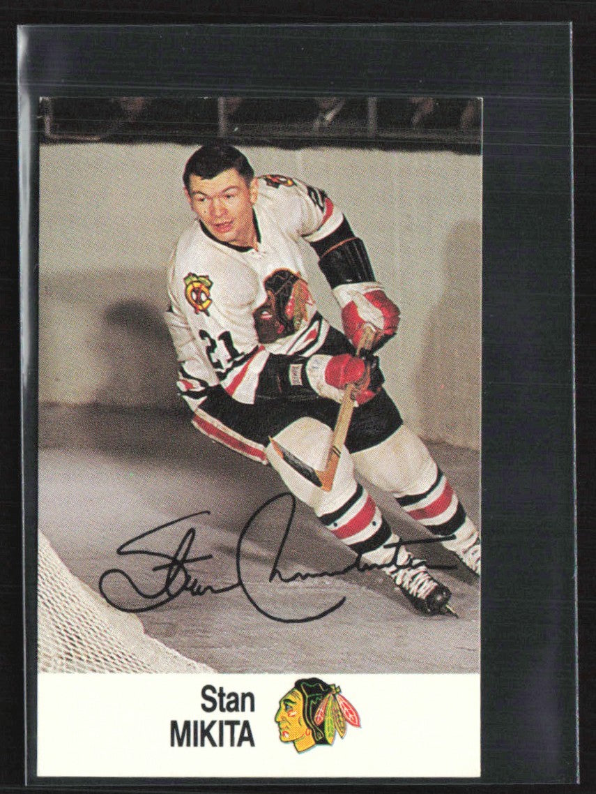 Stan Mikita 1988 ESSO NHL All-Star Collection Chicago Blackhawks