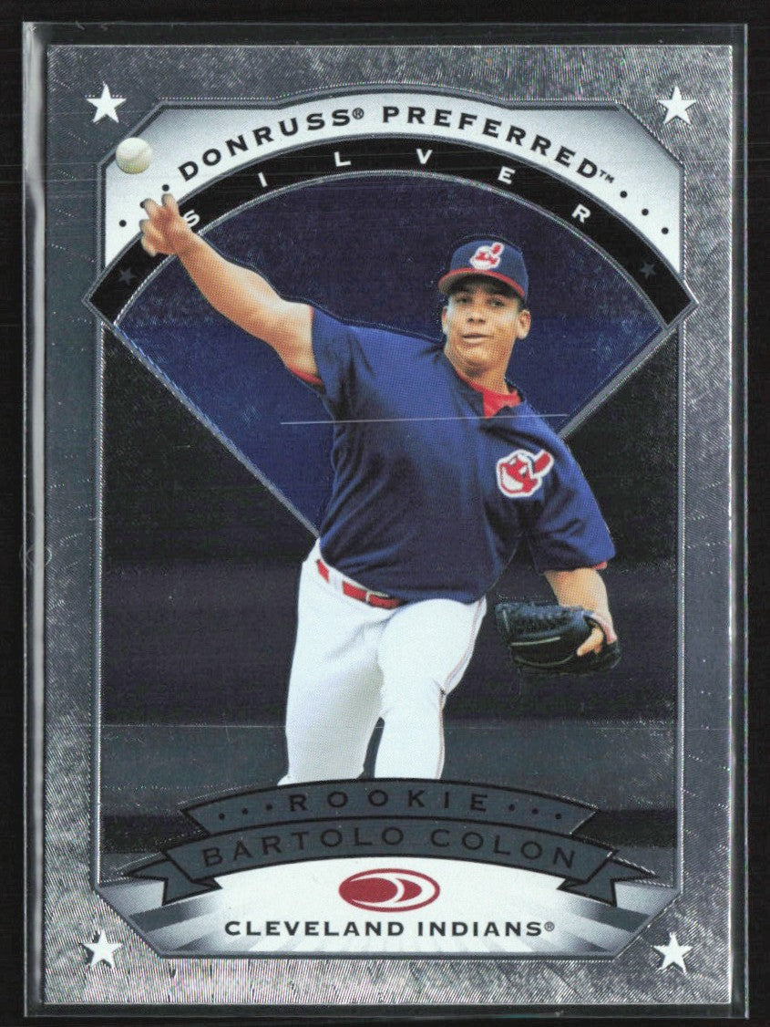 Bartolo Colon 1997 Donruss Preferred Silver RC #161 Cleveland Indians