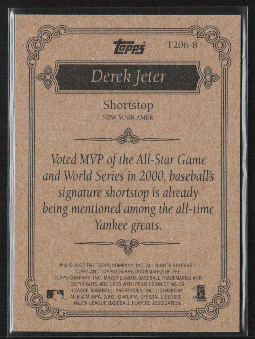 Derek Jeter 2002 Topps 206 #T206-8 New York Yankees