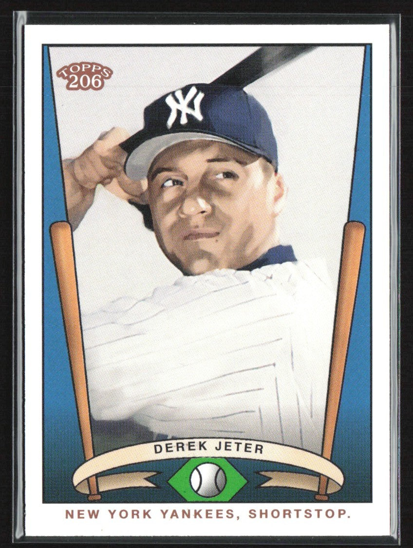 Derek Jeter 2002 Topps 206 #T206-8 New York Yankees