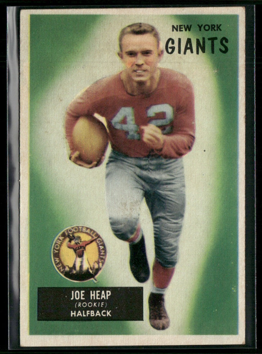 Joe Heap 1955 Bowman RC #55 New York Giants