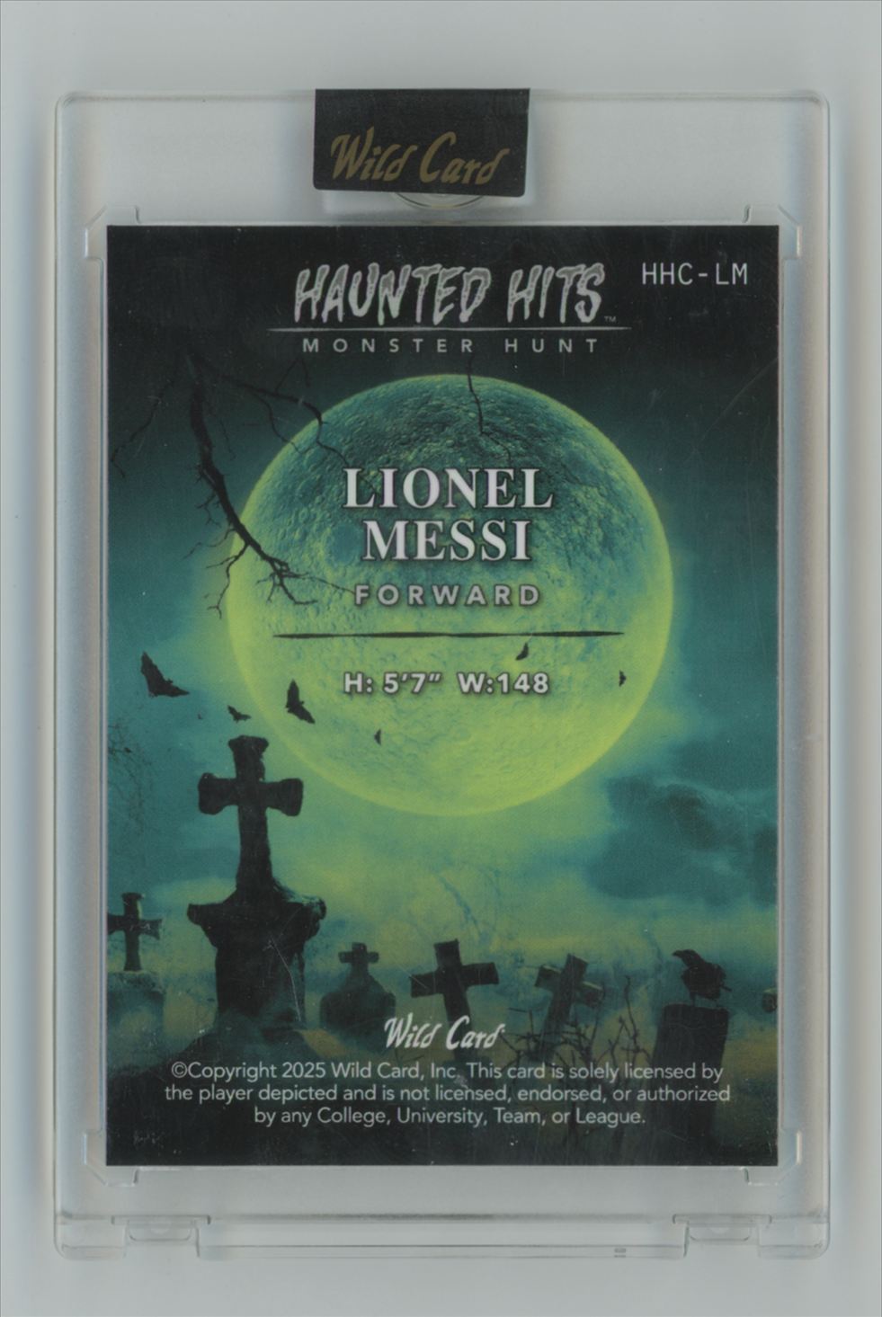 Lionel Messi 2025 Wild Card Haunted Hits /2 #HHC-LM