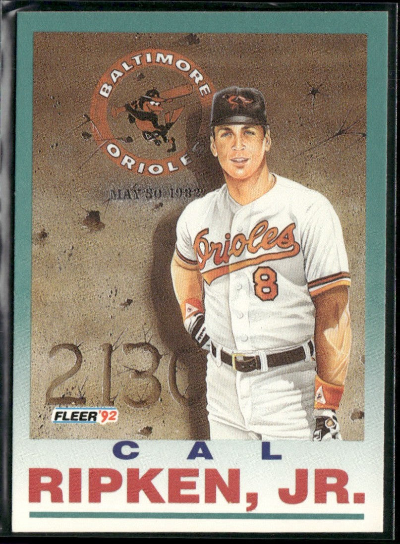 Cal Ripken, Jr. 1992 Fleer #711 Baltimore Orioles