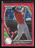 Benny Montgomery 2021 Panini Prizm Draft Picks Red Wave #PDP8 Colorado Rockies