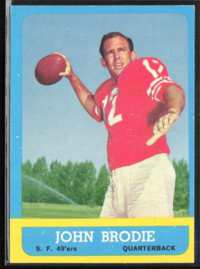 John Brodie 1963 Topps #134 San Francisco 49ers