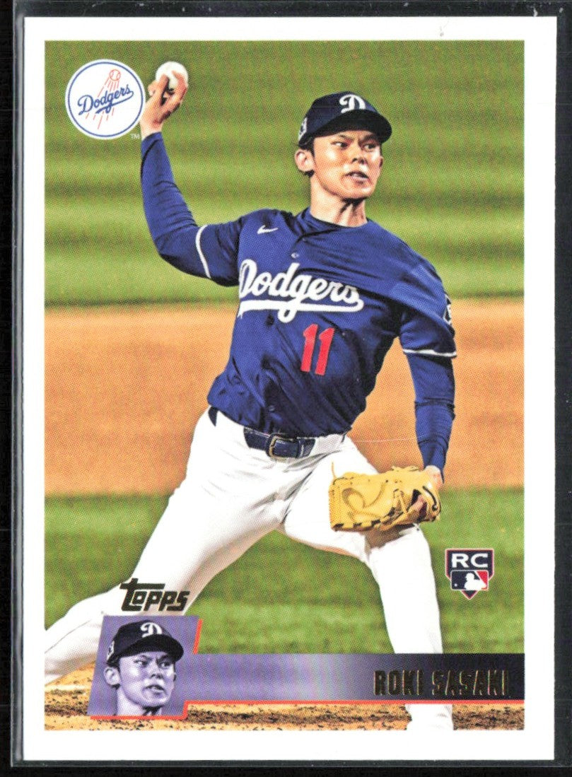 Roki Sasaki 2025 Topps Archives RC #200 Los Angeles Dodgers