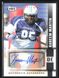 Kareem Martin 2014 SAGE HIT Black RC AUTO #A42 North Carolina Tar Heels