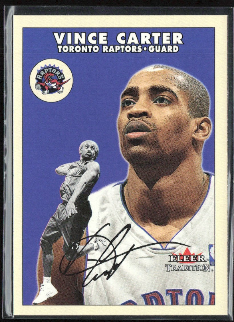 Vince Carter 2000 Fleer Tradition #44 Toronto Raptors