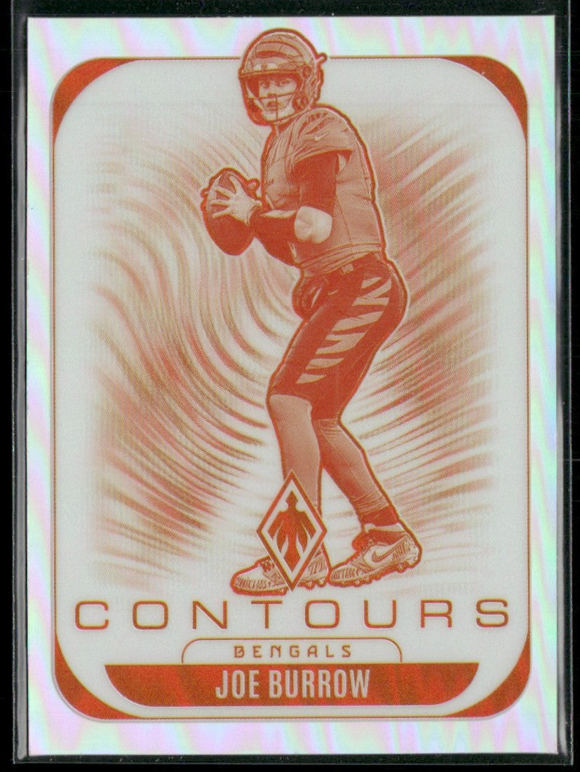 Joe Burrow 2025 Panini Phoenix Contours #7 Cincinnati Bengals