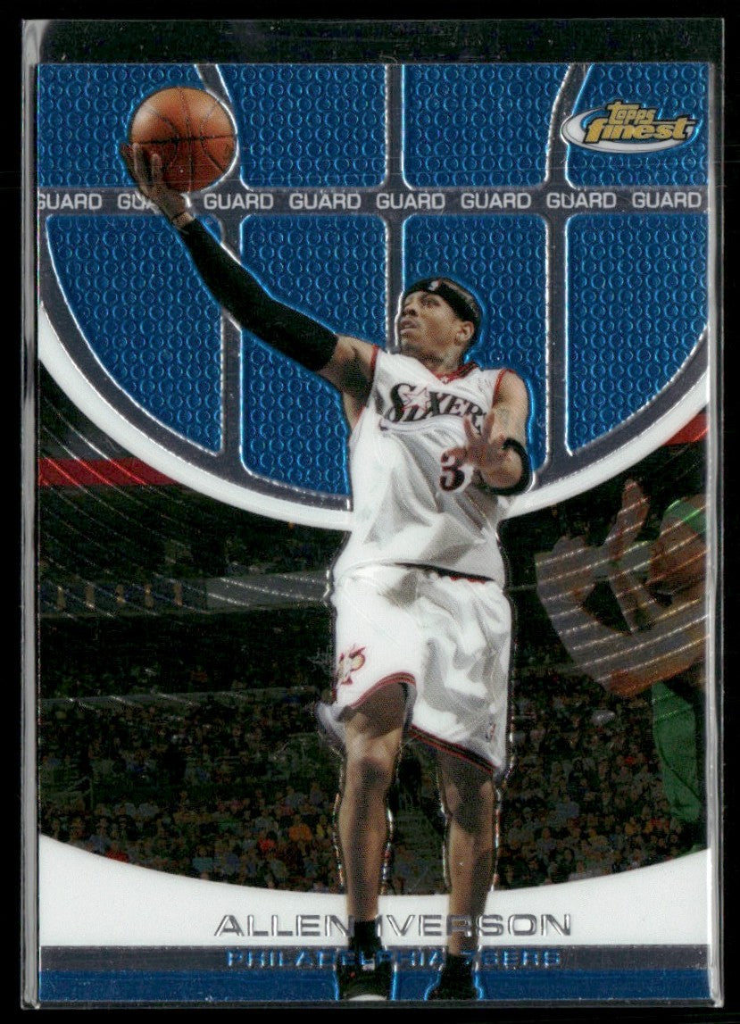 Allen Iverson 2006 Topps Finest #38 Philadelphia 76ers