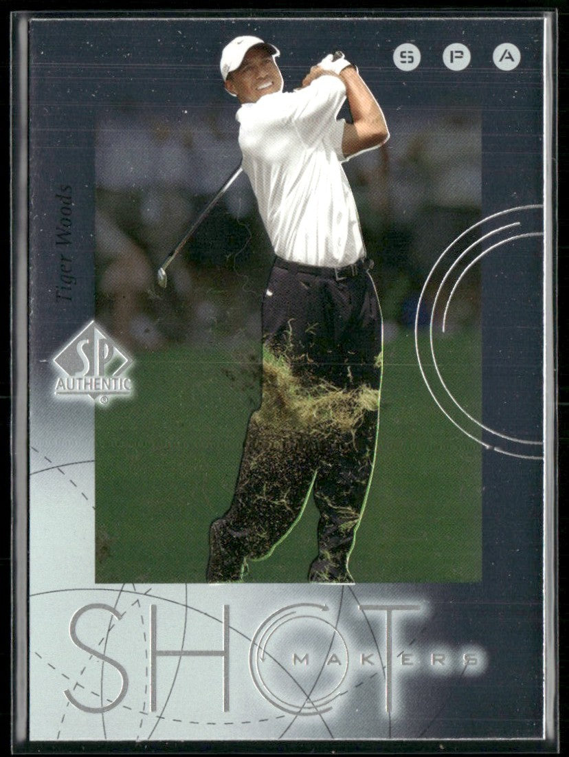 Tiger Woods 2001 SP Authentic Shotmakers #S1