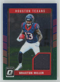Braxton Miller 2016 Panini Donruss Optic Threads Jersey #DRT-BM Houston Texans