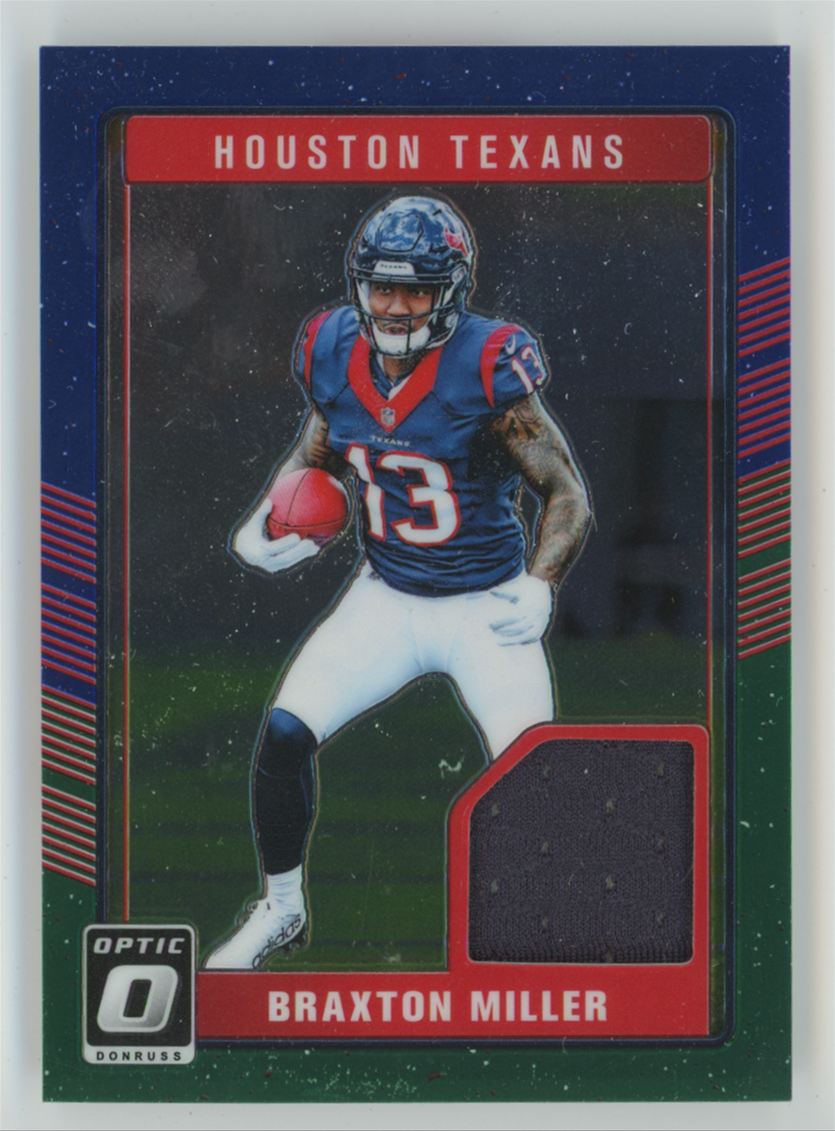 Braxton Miller 2016 Panini Donruss Optic Threads Jersey #DRT-BM Houston Texans