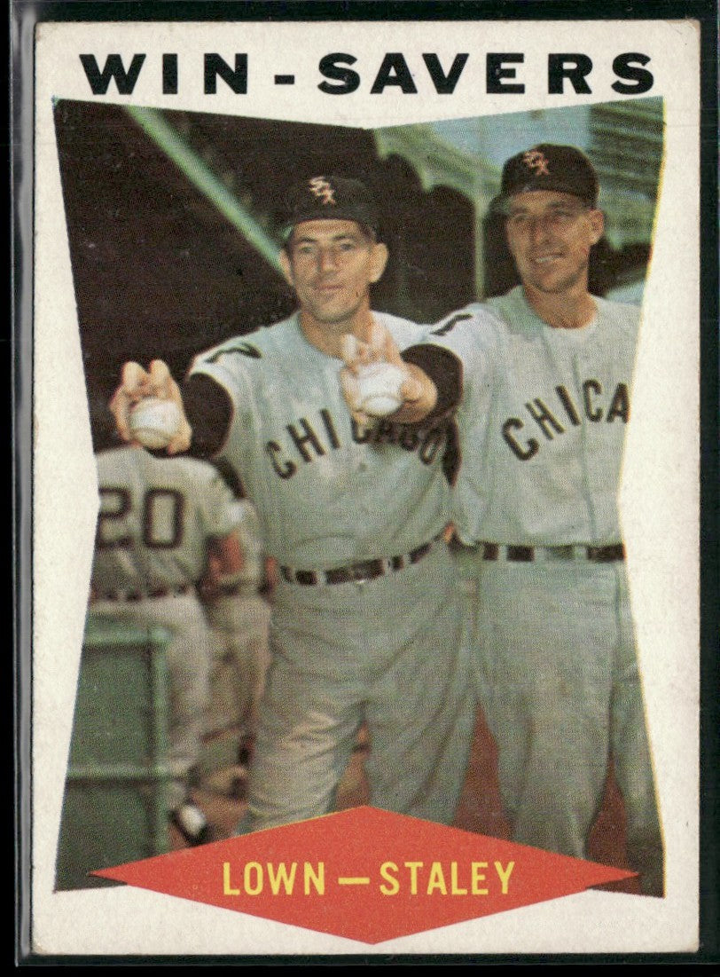 Win-Savers (Turk Lown/Gerry Staley) 1960 Topps #57 Chicago White Sox