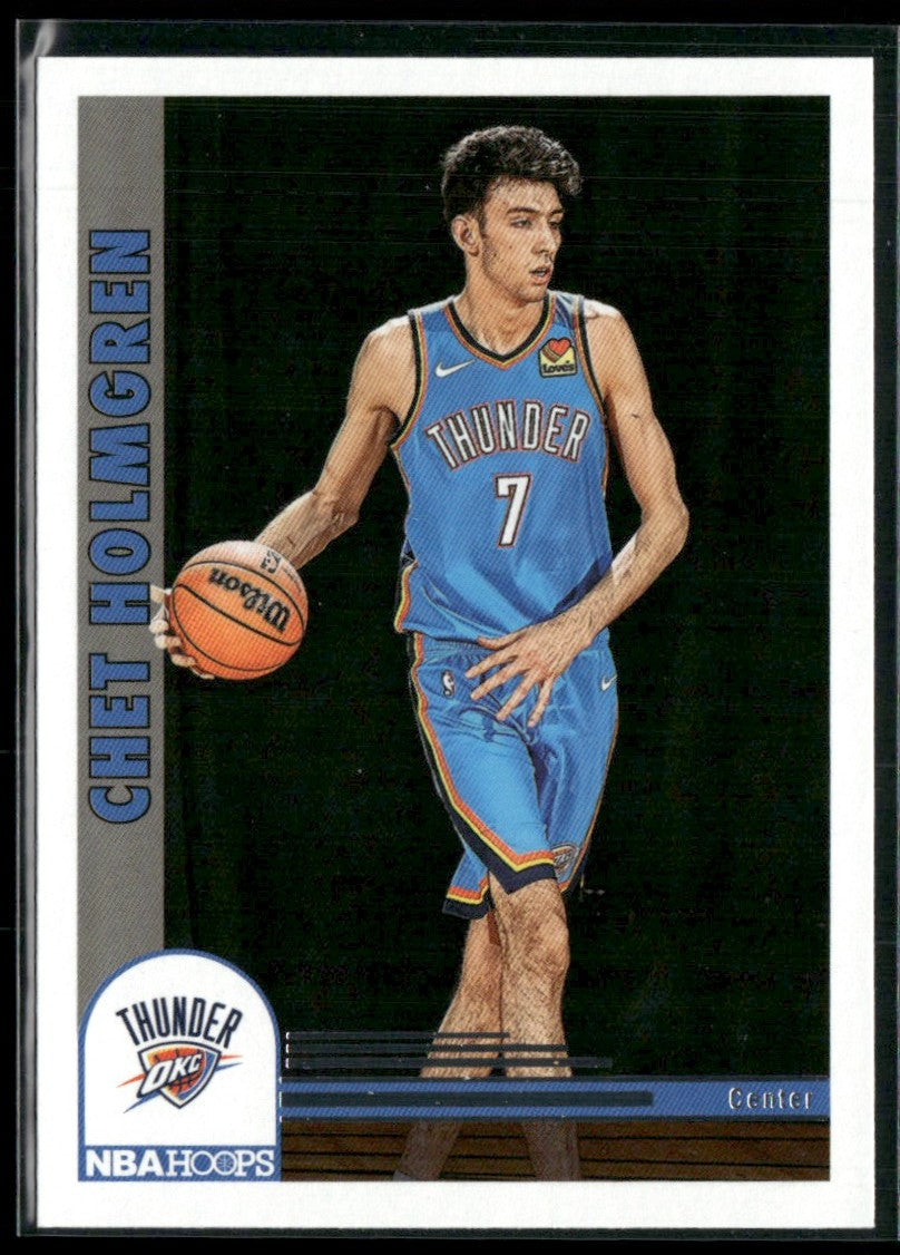 Chet Holmgren 2022 Panini Hoops RC #282 Oklahoma City Thunder