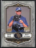 David Price 2009 Upper Deck A Piece of History RC #101 Tampa Bay Rays